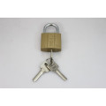 3 Steel Atom Keys Double Line Locks Shape Laminated Padlock